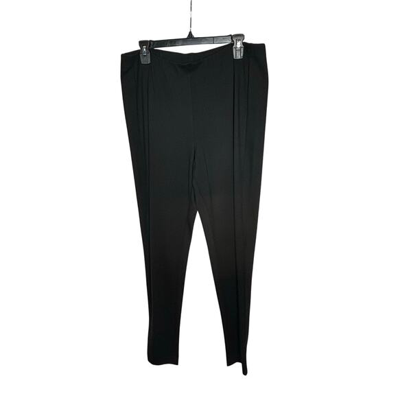 J. Jill Black Classic Career Office Ponte Leggings Size XL Tall New - Picture 1 of 11